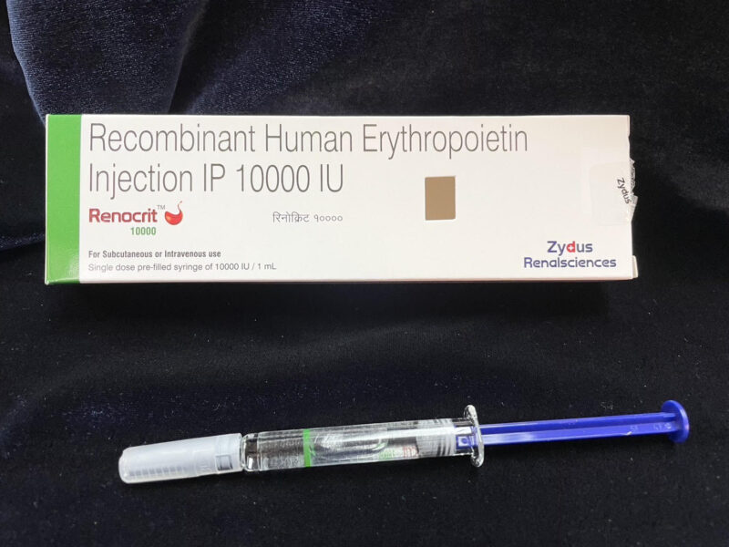 Epotrek Inj EPO (erythropoietin) Injection10000IU/Pre Filled syringe of 10000IU/1ml ...